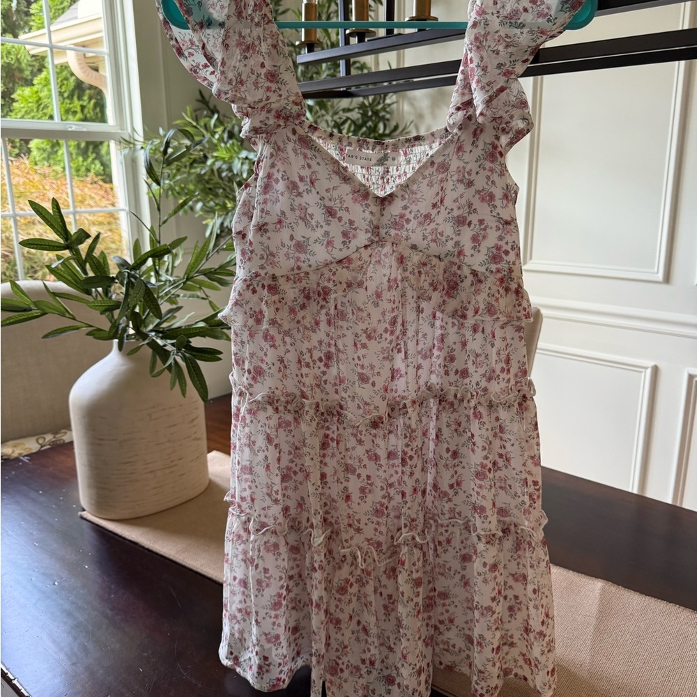 Altar'd State Pink Floral Dress